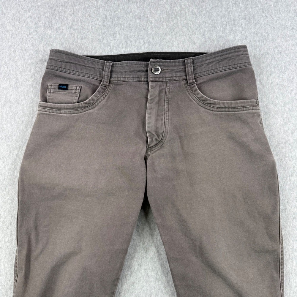 KUHL Pants Mens Fits‎ 34x28 Gray Revolt Sweat Pant Stretch Climbing Hiking - Picture 2 of 16